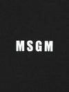 Micro Logo Print Long Sleeve T-Shirt Black - MSGM - BALAAN 8