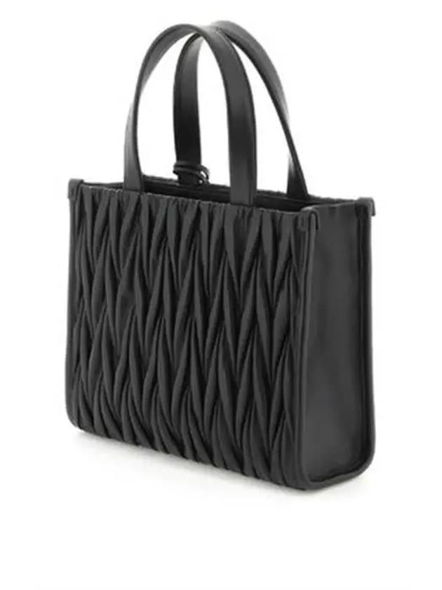 Matelasse Nappa Leather Tote Bag Black - MIU MIU - BALAAN 6