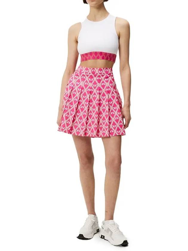 Golf wear women s mini skirt GWSD09295 S193 for summer - J.LINDEBERG - BALAAN 4