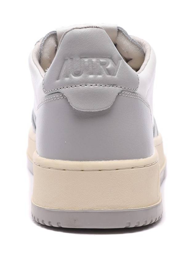 Men's Medalist Low Leather Sneakers Grey White - AUTRY - BALAAN 5