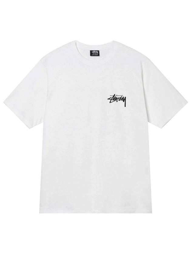 Livin t shirt white women - STUSSY - BALAAN 2