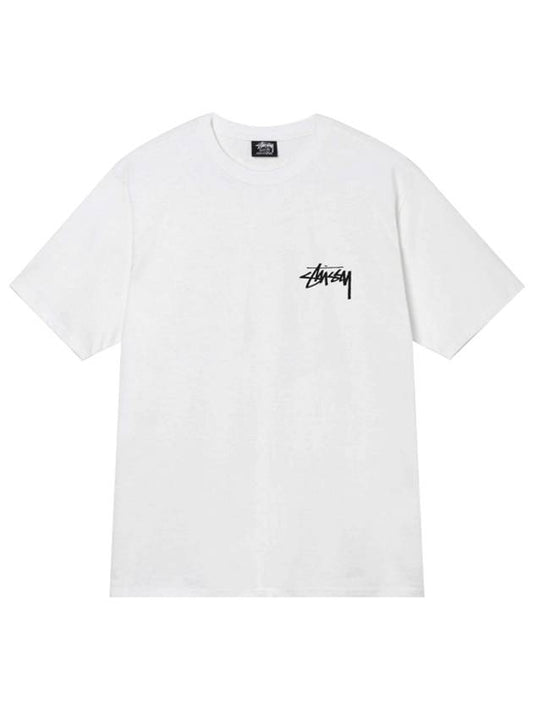 Livin t shirt white men - STUSSY - BALAAN 2