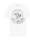 8C00018 899WS 033 White Women’s Short Sleeves - MONCLER - BALAAN 1