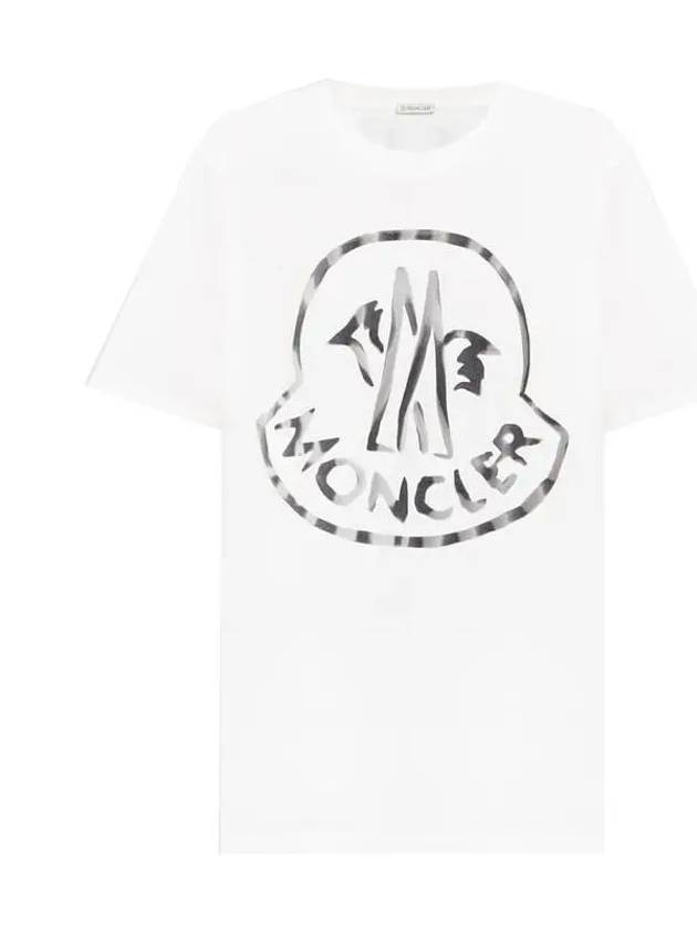 8C00018 899WS 033 White Women’s Short Sleeves - MONCLER - BALAAN 1