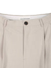 Classic onetuck maxi wide slacks_light beige - HARDCORE HAPPINESS - BALAAN 5