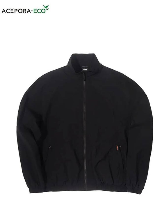 Nylon washer shirring jacket black - OFFGRID - BALAAN 1