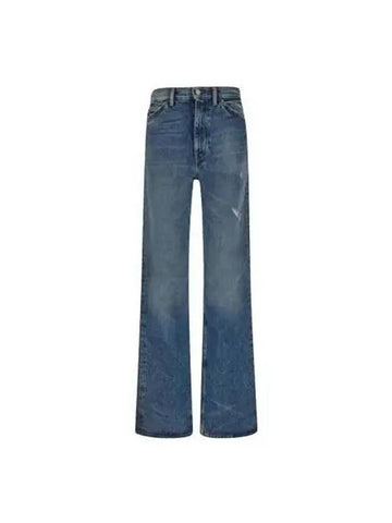 pants women straight denim - ACNE STUDIOS - BALAAN 1