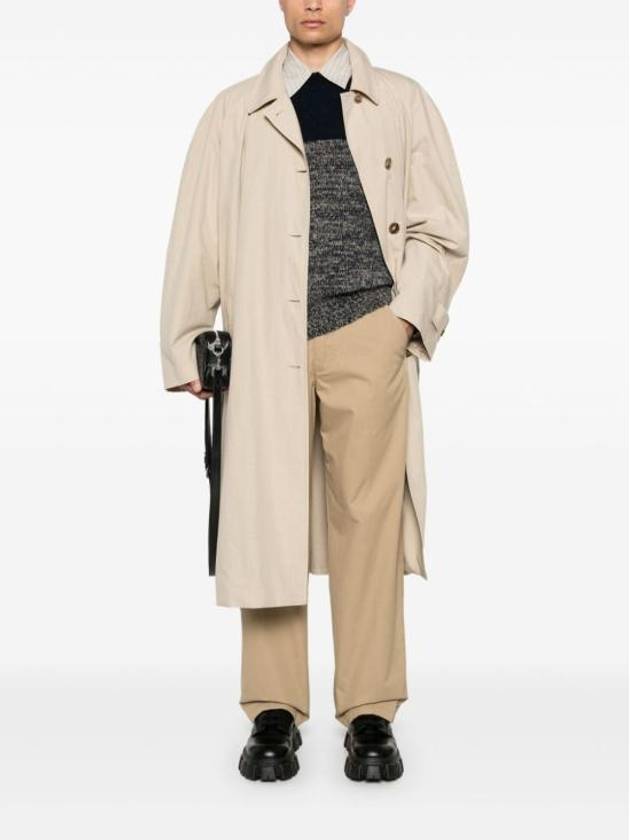 Twill Cargo Straight Pants Beige - BOTTEGA VENETA - BALAAN 3