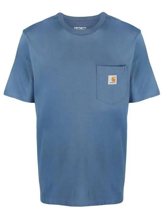 WIP I030434 Pocket Logo Patch Short Sleeve T Shirt - CARHARTT - BALAAN 1