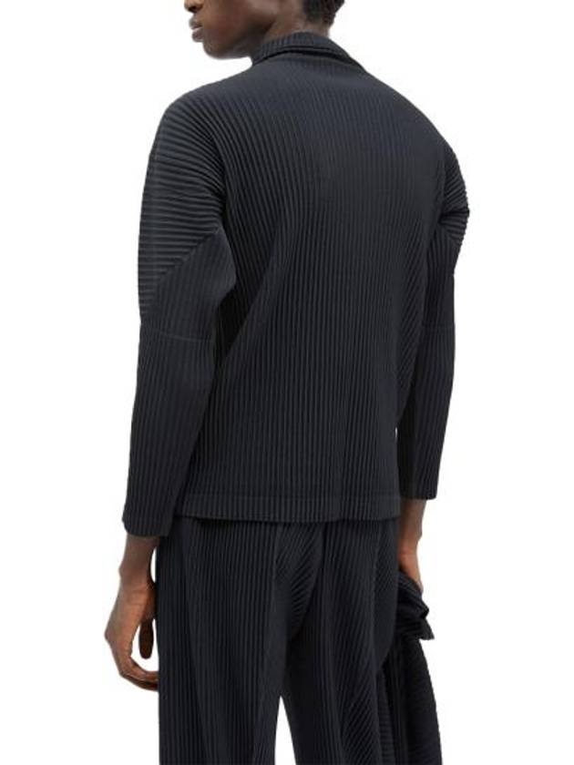 High Neck Pleated Turtleneck Black - ISSEY MIYAKE - BALAAN 6