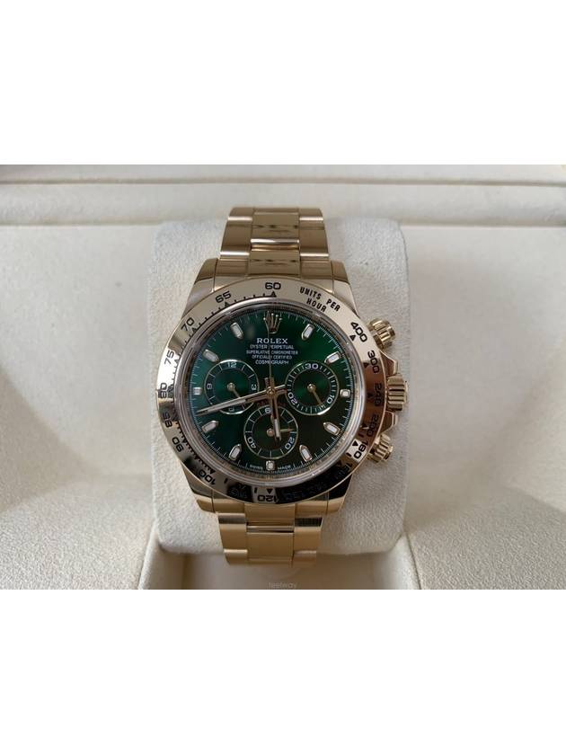 Rolex Daytona Hulk Green Gold Box 116508 18 Years - ROLEX - BALAAN 3