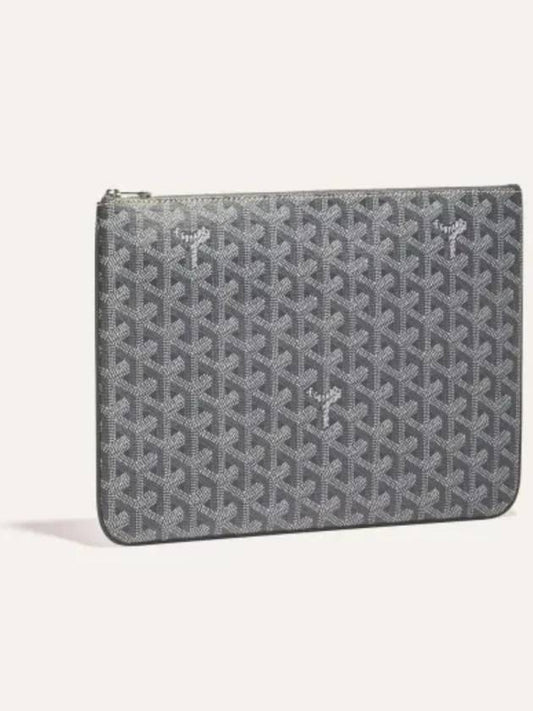 Senna MM Clutch Bag Grey - GOYARD - BALAAN 2