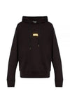 Logo Regular Fit Hood Black - VERSACE - BALAAN 2