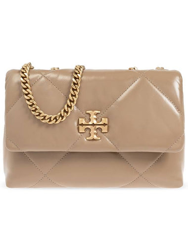 Tory Burch Shoulder Bag Kira Diamond, Women's, Beige - TORY BURCH - BALAAN 1