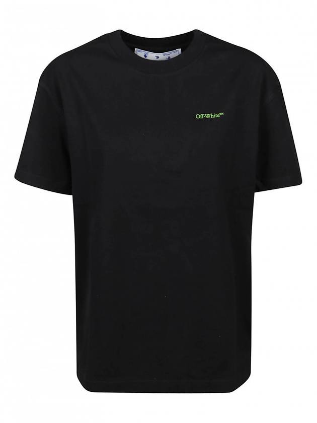 gradient blur arrow short sleeve t-shirt black - OFF WHITE - BALAAN 1