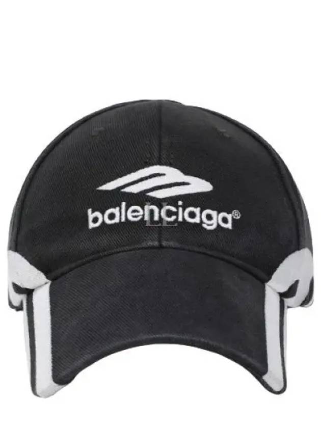 3B Sports Icon Ball Cap Black - BALENCIAGA - BALAAN 2