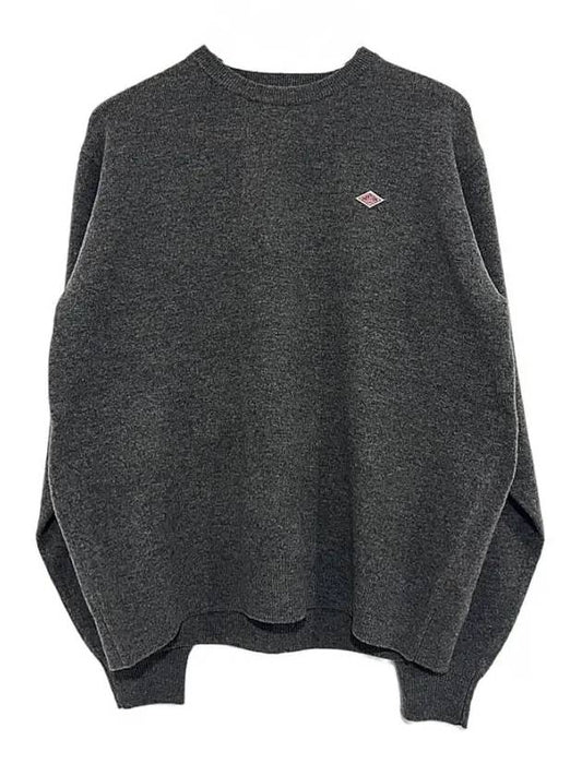 DTD0028 000 CHARCOAL knit tee charcoal - DANTON - BALAAN 2