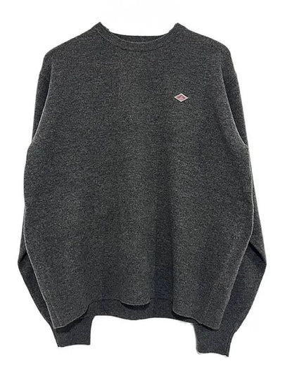 DTD0028 000 CHARCOAL knit tee - DANTON - BALAAN 2