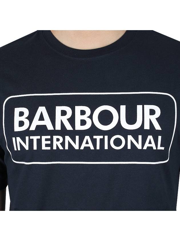 International Essential Large Logo Short Sleeve T-Shirt Navy - BARBOUR - BALAAN 7