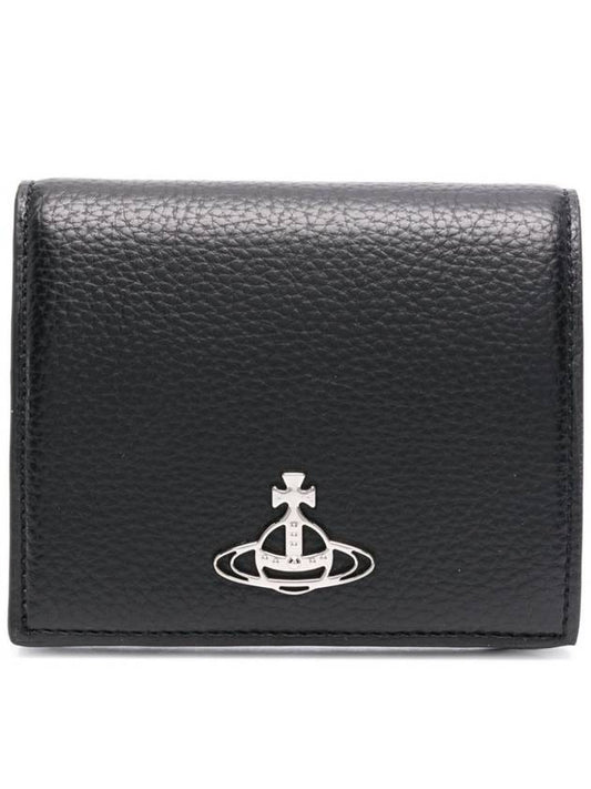 Men's ORB Logo Half Wallet Black - VIVIENNE WESTWOOD - BALAAN 2