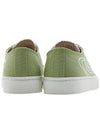 Plimsoll 20 logo canvas low-top sneakers green - VIVIENNE WESTWOOD - BALAAN.