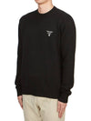 Embroidered Logo Cashmere Knit Top Black - PRADA - BALAAN 3