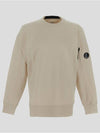 Diagonal Raised Fleece Sweatshirt Beige - CP COMPANY - BALAAN 2