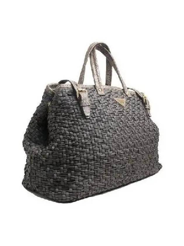 Weaving shoulder bag - PRADA - BALAAN 4