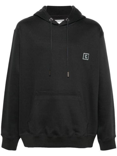 Back Logo Cotton Hoodie Dark Grey - WOOYOUNGMI - BALAAN 1