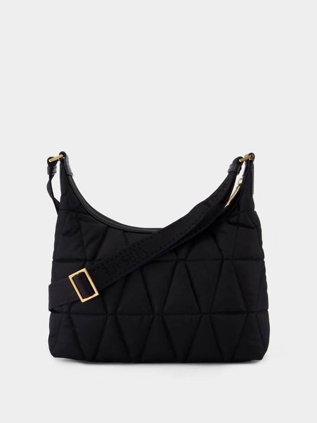 Hobo Shoulder Bag - Versace - Nylon - Black - VERSACE - BALAAN 3