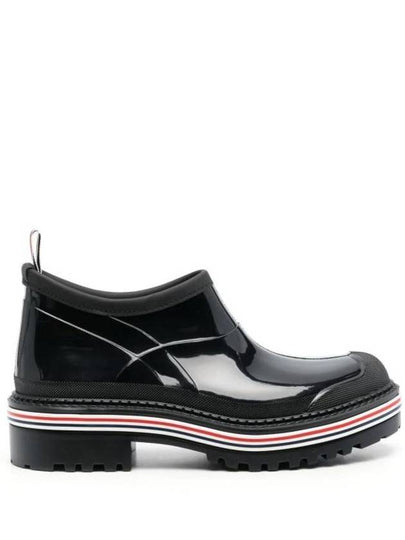 Women's Molded Rubber Garden Middle Boots Black - THOM BROWNE - BALAAN 2