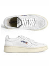 Medalist Goatskin Low Top Sneakers White - AUTRY - BALAAN 3