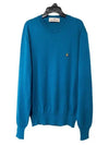 ORB Embroidered Knit Top Blue - VIVIENNE WESTWOOD - BALAAN 2