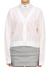 Women's Hanna Knit Cardigan White - J.LINDEBERG - BALAAN 3