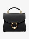 Gancini Small Tote Bag Black - SALVATORE FERRAGAMO - BALAAN 2