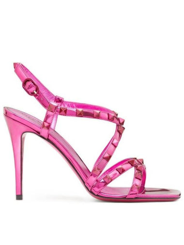 VALENTINO ROCKSTUD SANDAL 100mm - VALENTINO - BALAAN 1