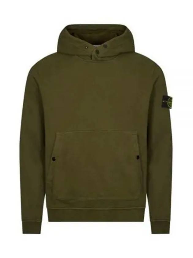 Garment Dyed Hoodie Khaki - STONE ISLAND - BALAAN 2