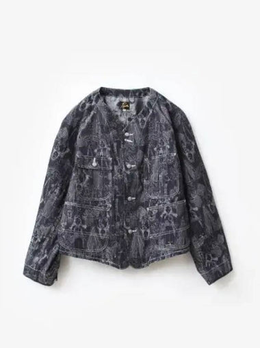 24 Short Coverall Indigo OT171 Jacket - NEEDLES - BALAAN 1