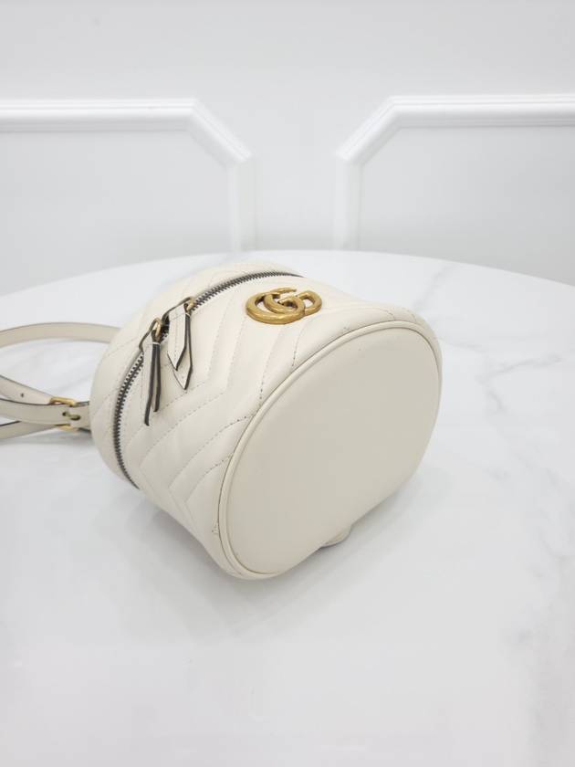 Marmont GG mini backpack 598594 white - GUCCI - BALAAN 3