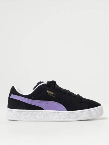 Suede XL Low Top Sneakers Black Purple - PUMA - BALAAN 1