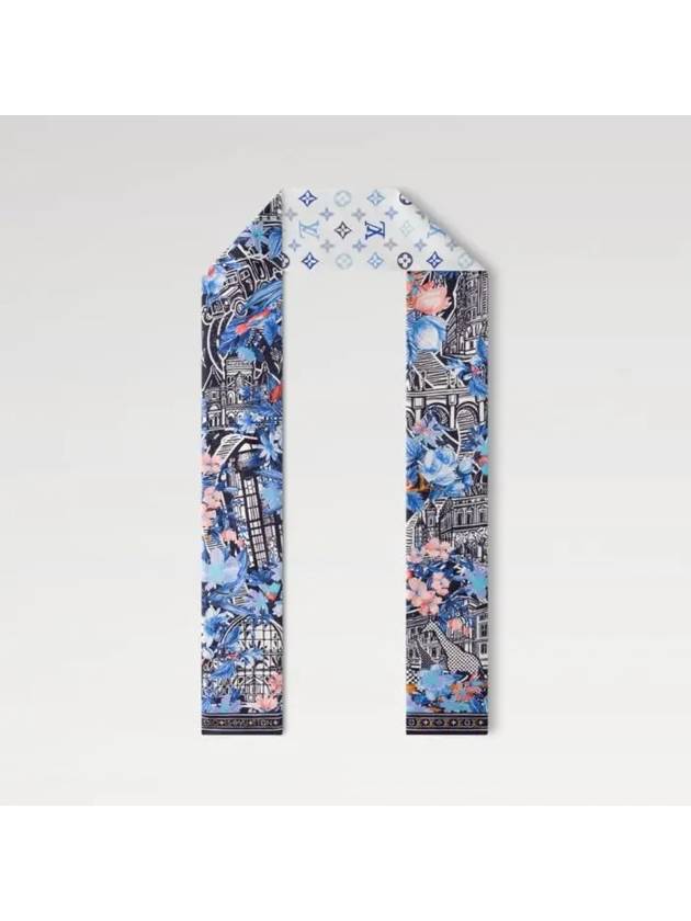 Jardin Des Plantes Scarf Blue - LOUIS VUITTON - BALAAN 2