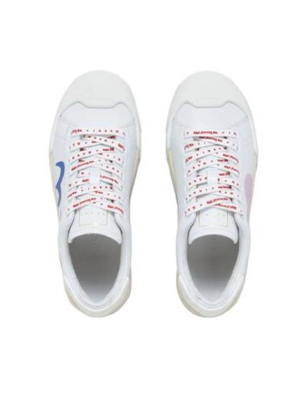 Plain Toe Rubber Sole Low Top Sneakers White - MARNI - BALAAN 3