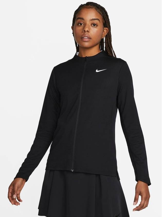 Women's Dri Fit UV Advantage Full Zip Track Jacket Black - NIKE - BALAAN 2