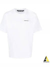 Sartorial Tape Pocket Short Sleeve T-Shirt White - PALM ANGELS - BALAAN 2