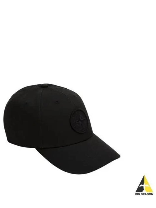 6 Panel Ball Cap Black - STONE ISLAND - BALAAN 2