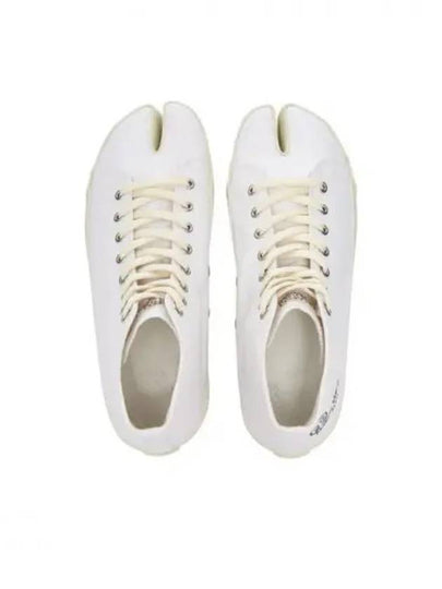 Tabi Logo High Top Sneakers Ivory - MAISON MARGIELA - BALAAN 2