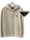 gold logo hooded sweatshirt UJL24B - PRADA - BALAAN 1