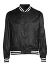 Nylon Varsity Bomber Jacket Black - THEORY - BALAAN 2