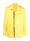 logo hooded jacket yellow - OFF WHITE - BALAAN 2