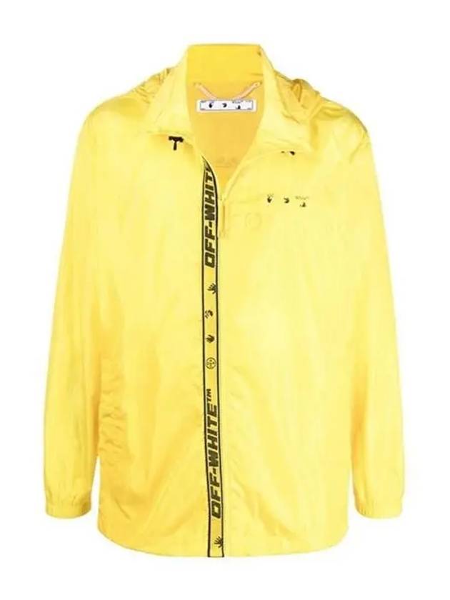 logo hooded jacket yellow - OFF WHITE - BALAAN.